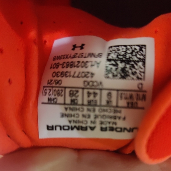 Under Armour Long Jump Track Spikes HOVR Skyline 3021863-601 Mens 10 *No Spikes* - Picture 4 of 8